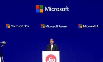 Jio與微軟強強聯合，以云端軟件服務驅動印度數字化轉型